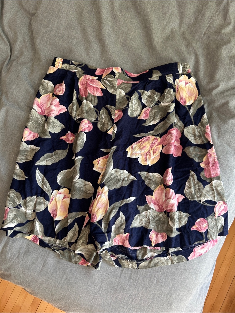 Vintage Made in USA Floral Shorts